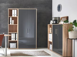 Schrankwand TABOR 4 abschließbar in 5 Farbvarianten