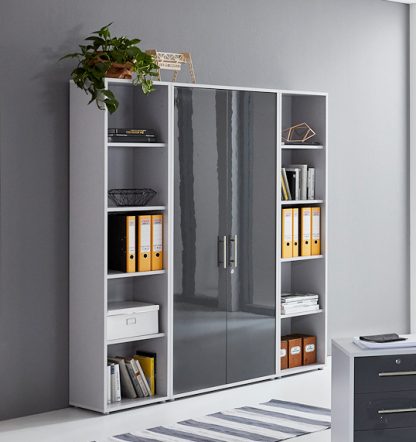 Schrankwand TABOR 3 abschließbar in 5 Farbvarianten