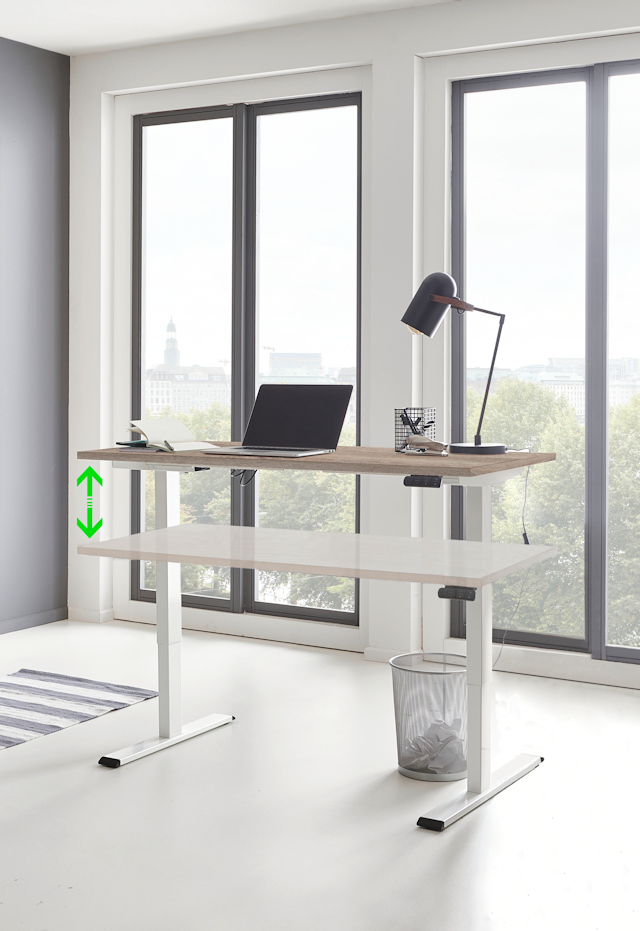 höhenverstellbarer Schreibtisch e-TABOR