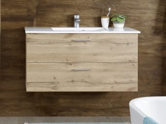 Waschbeckenunterschrank Brest in Wildeiche