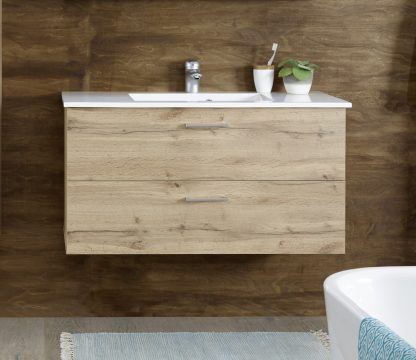 Waschbeckenunterschrank Brest in Wildeiche